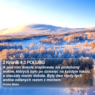 2 Kronik 4:3 POLUBG Bible Verse Image
