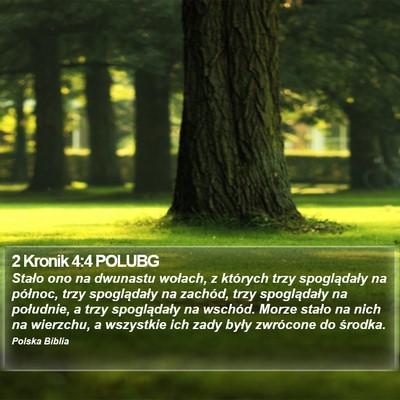 2 Kronik 4:4 POLUBG Bible Verse Image