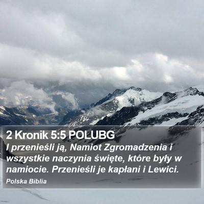 2 Kronik 5:5 POLUBG Bible Verse Image