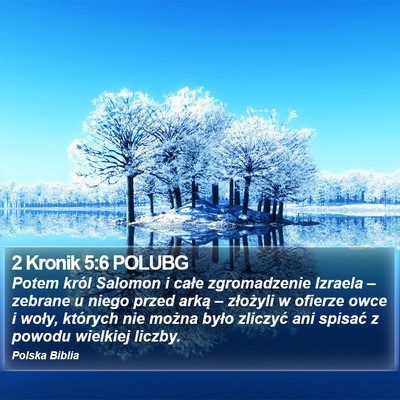 2 Kronik 5:6 POLUBG Bible Verse Image