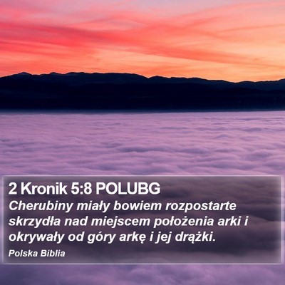 2 Kronik 5:8 POLUBG Bible Verse Image