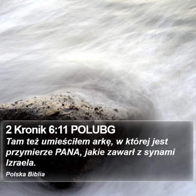 2 Kronik 6:11 POLUBG Bible Verse Image