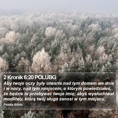 2 Kronik 6:20 POLUBG Bible Verse Image