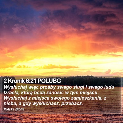 2 Kronik 6:21 POLUBG Bible Verse Image