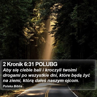 2 Kronik 6:31 POLUBG Bible Verse Image