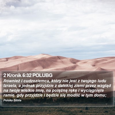 2 Kronik 6:32 POLUBG Bible Verse Image