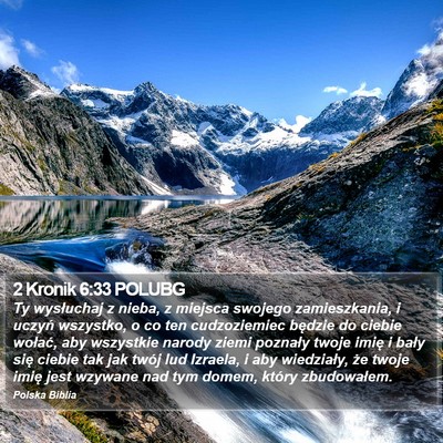 2 Kronik 6:33 POLUBG Bible Verse Image