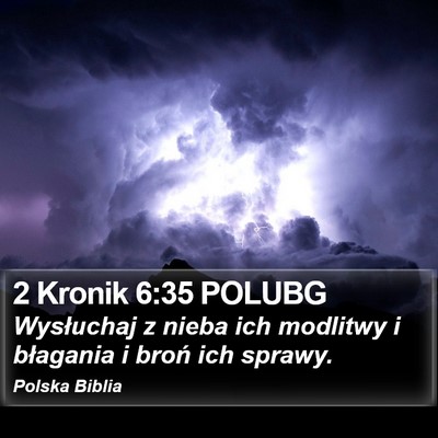 2 Kronik 6:35 POLUBG Bible Verse Image