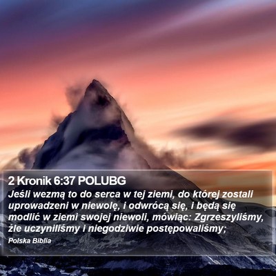 2 Kronik 6:37 POLUBG Bible Verse Image
