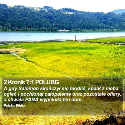 2 Kronik 7:1 POLUBG Bible Verse Image