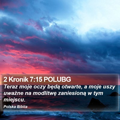 2 Kronik 7:15 POLUBG Bible Verse Image