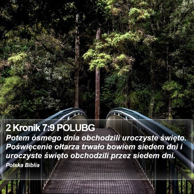 2 Kronik 7:9 POLUBG Bible Verse Image