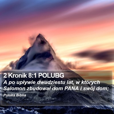 2 Kronik 8:1 POLUBG Bible Verse Image