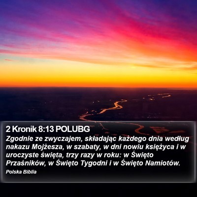 2 Kronik 8:13 POLUBG Bible Verse Image