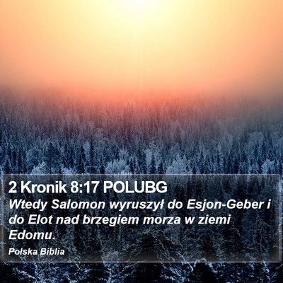 2 Kronik 8:17 POLUBG Bible Verse Image