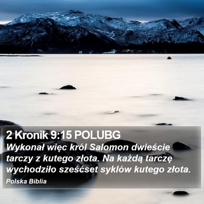 2 Kronik 9:15 POLUBG Bible Verse Image