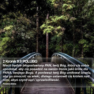 2 Kronik 9:8 POLUBG Bible Verse Image