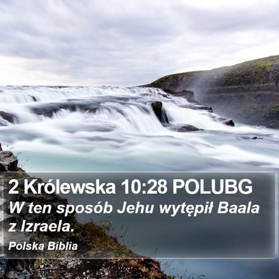 2 Królewska 10:28 POLUBG Bible Verse Image