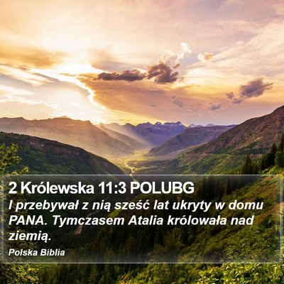 2 Królewska 11:3 POLUBG Bible Verse Image
