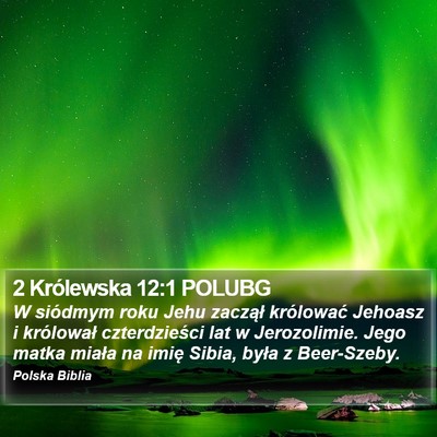 2 Królewska 12:1 POLUBG Bible Verse Image