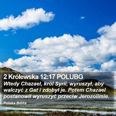 2 Królewska 12:17 POLUBG Bible Verse Image