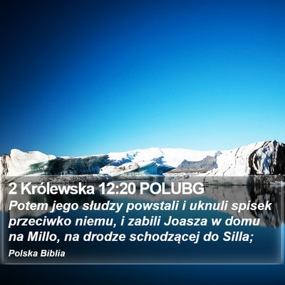 2 Królewska 12:20 POLUBG Bible Verse Image