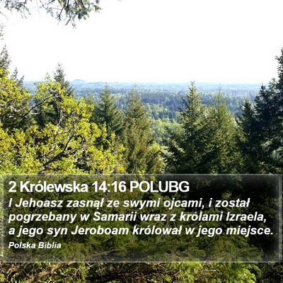 2 Królewska 14:16 POLUBG Bible Verse Image