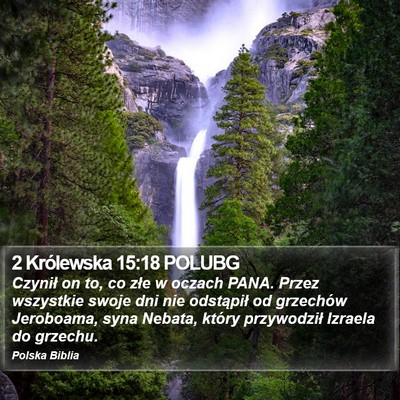 2 Królewska 15:18 POLUBG Bible Verse Image