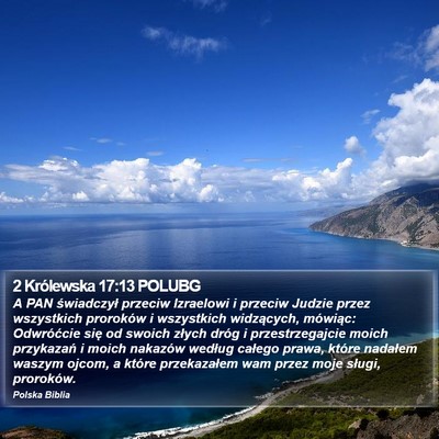 2 Królewska 17:13 POLUBG Bible Verse Image