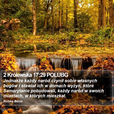 2 Królewska 17:29 POLUBG Bible Verse Image