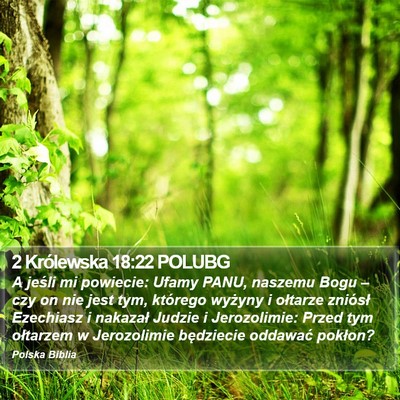 2 Królewska 18:22 POLUBG Bible Verse Image