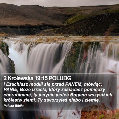 2 Królewska 19:15 POLUBG Bible Verse Image
