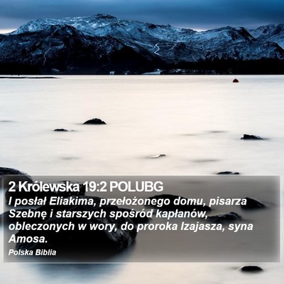 2 Królewska 19:2 POLUBG Bible Verse Image