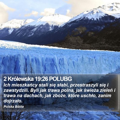 2 Królewska 19:26 POLUBG Bible Verse Image