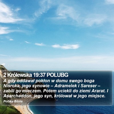 2 Królewska 19:37 POLUBG Bible Verse Image