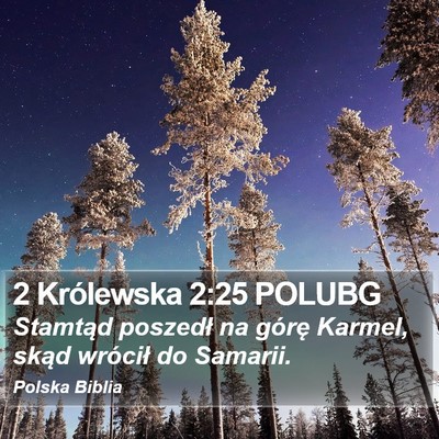 2 Królewska 2:25 POLUBG Bible Verse Image