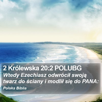 2 Królewska 20:2 POLUBG Bible Verse Image