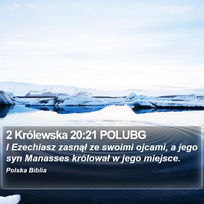2 Królewska 20:21 POLUBG Bible Verse Image