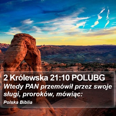2 Królewska 21:10 POLUBG Bible Verse Image
