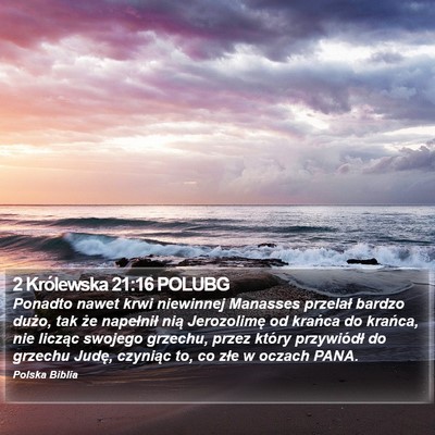 2 Królewska 21:16 POLUBG Bible Verse Image