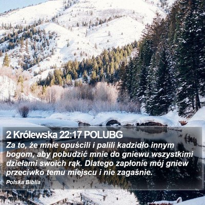 2 Królewska 22:17 POLUBG Bible Verse Image