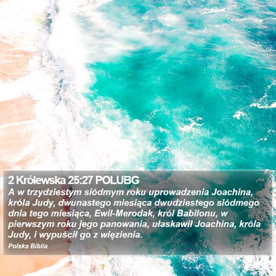 2 Królewska 25:27 POLUBG Bible Verse Image