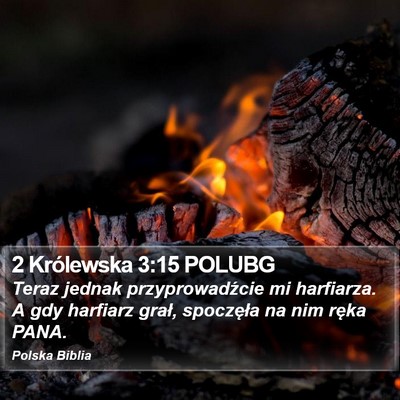 2 Królewska 3:15 POLUBG Bible Verse Image