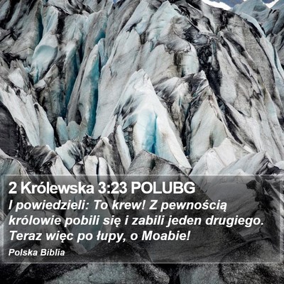 2 Królewska 3:23 POLUBG Bible Verse Image