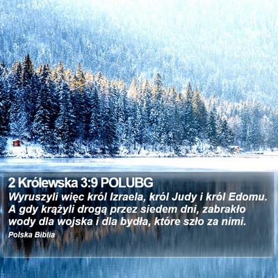2 Królewska 3:9 POLUBG Bible Verse Image