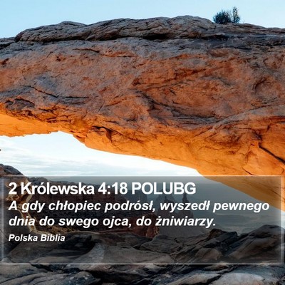 2 Królewska 4:18 POLUBG Bible Verse Image