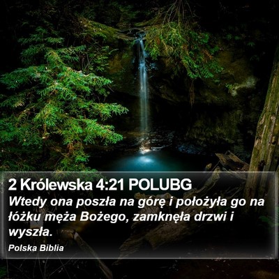 2 Królewska 4:21 POLUBG Bible Verse Image
