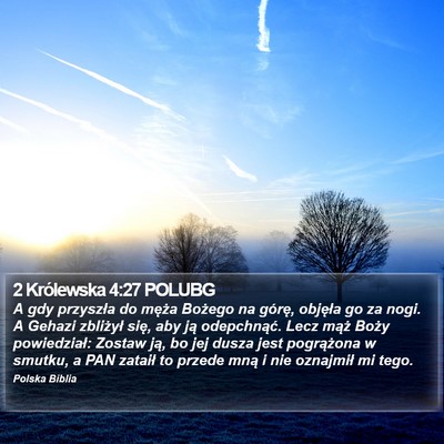 2 Królewska 4:27 POLUBG Bible Verse Image