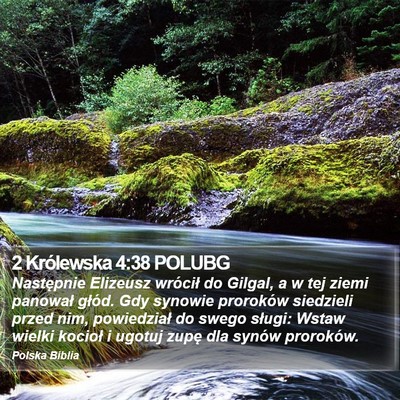 2 Królewska 4:38 POLUBG Bible Verse Image