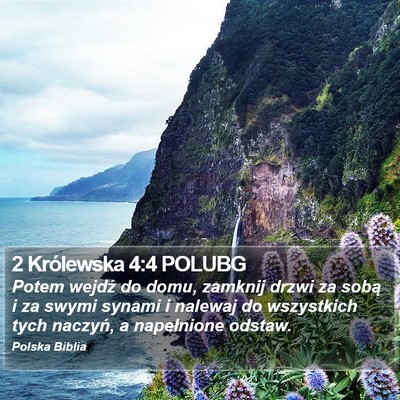 2 Królewska 4:4 POLUBG Bible Verse Image